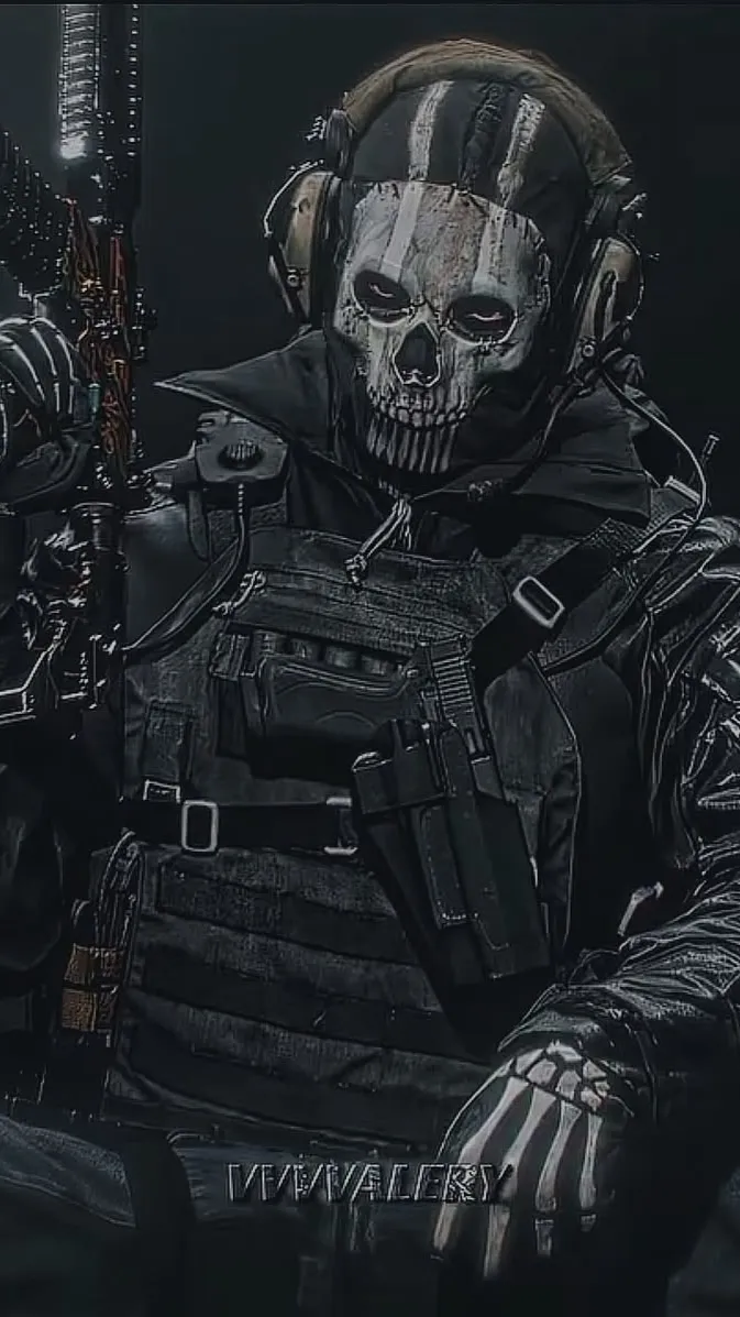 ai character: Ghost  background
