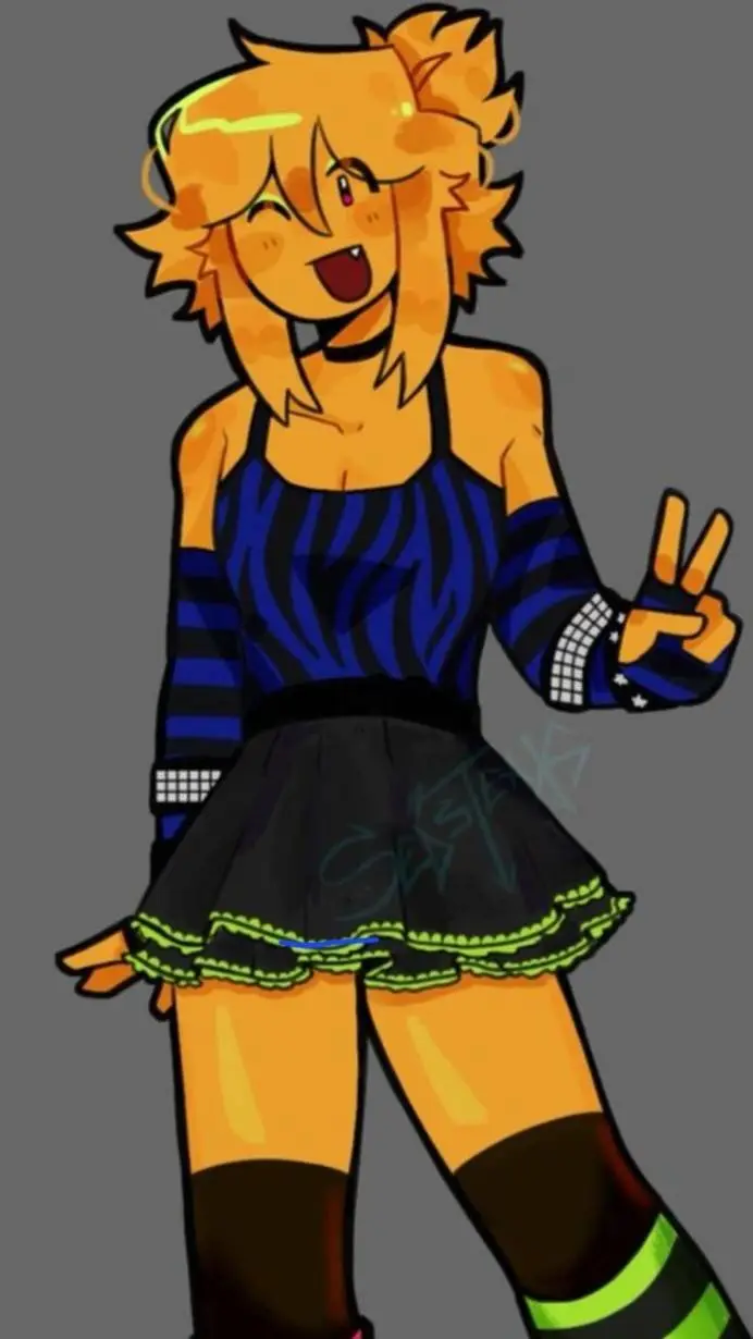 ai character: frsk dance animal background