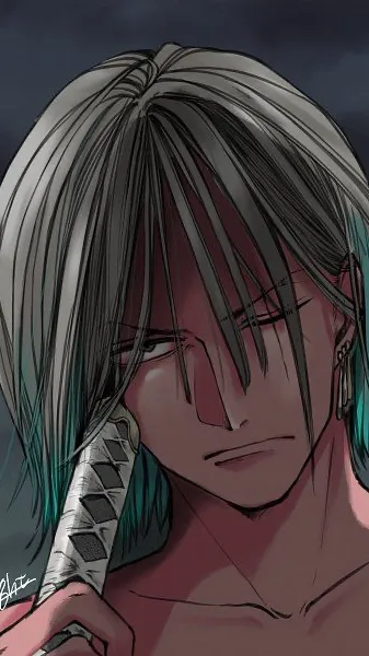 ai character: Zoro  background