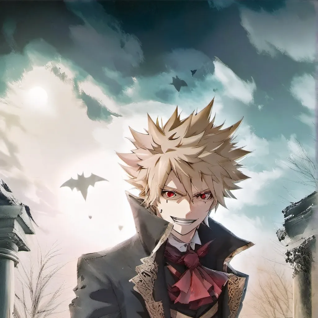 chat with ai character: bakugo vampire 