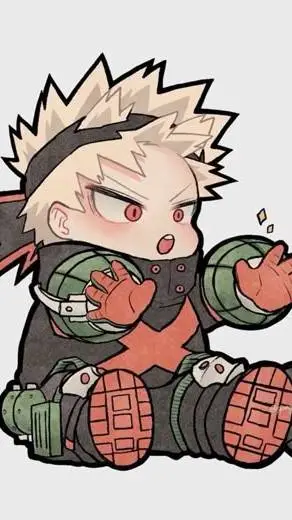 ai character: Bakugo Katsuki background