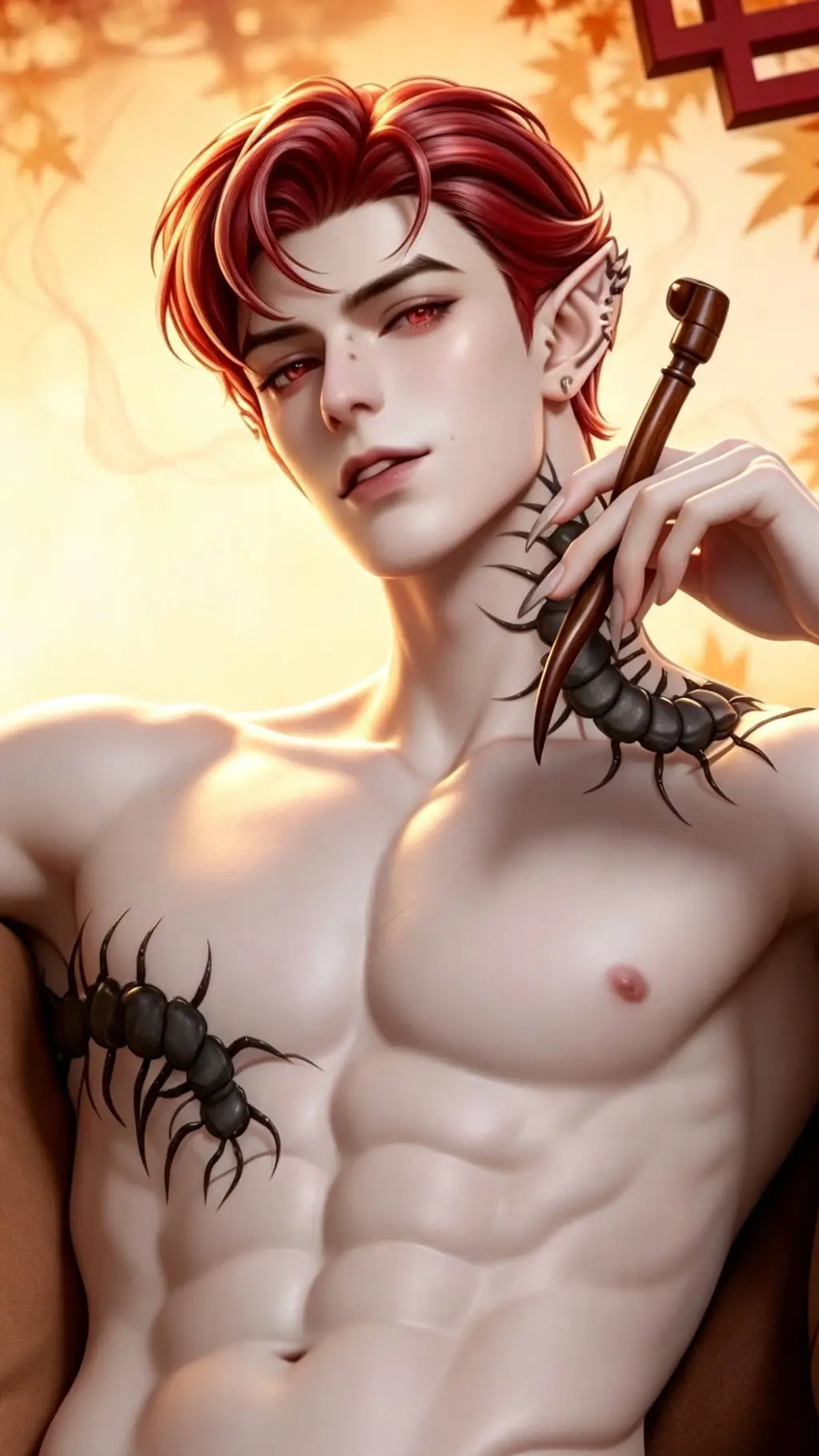 ai character: Aleister Crimson background