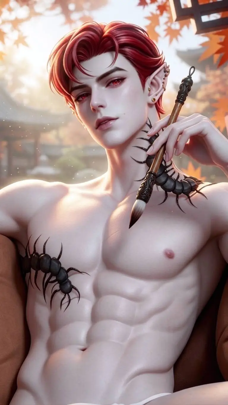ai character: Aleister Crimson background