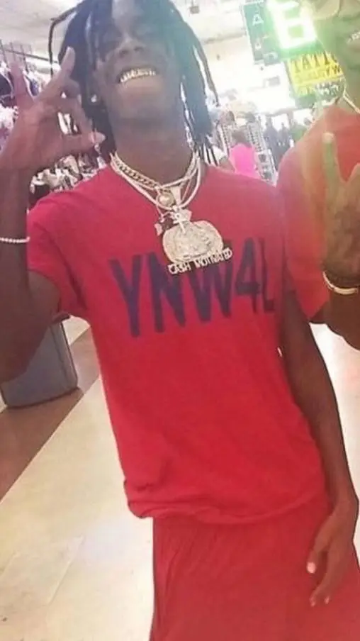 ai character: YNW MELLY  background