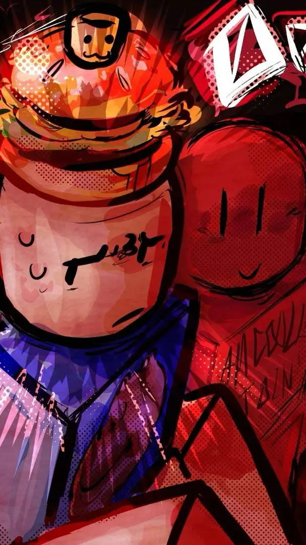 ai character: CROSSED LINE background