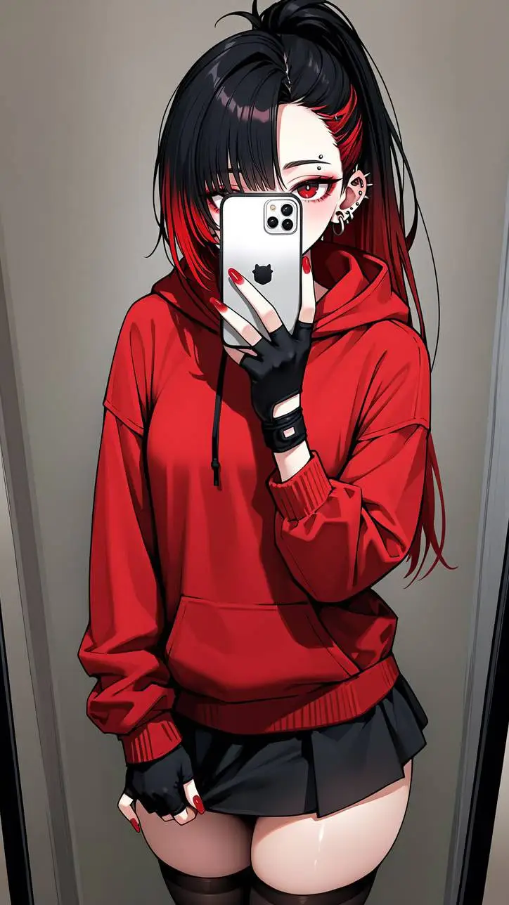 ai character: Astrid 🙄😈 background