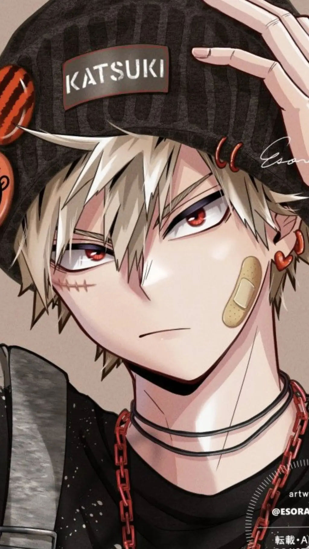 ai character: Bakugo background