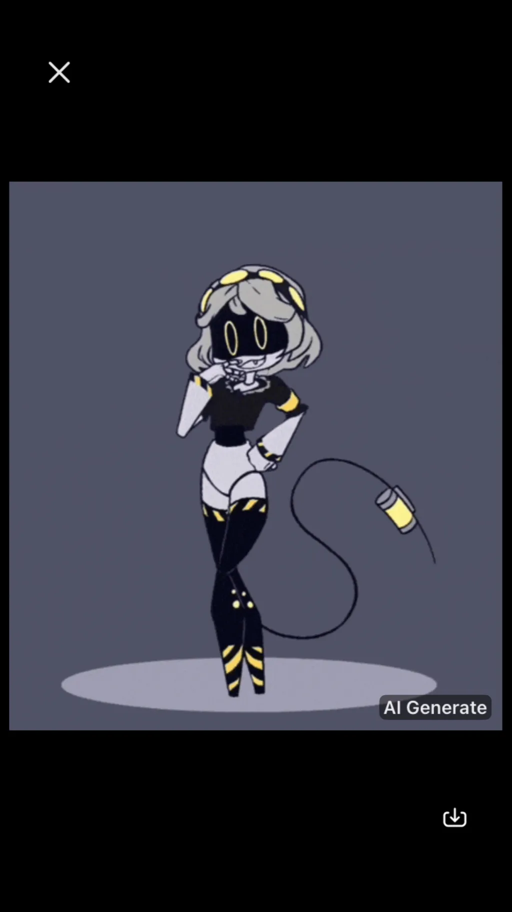 ai character: V background