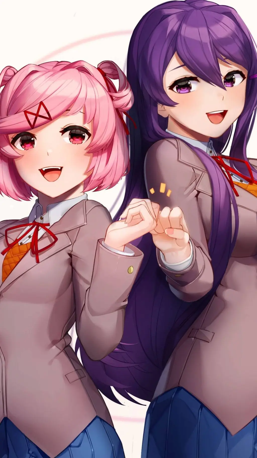 ai character: natsuki and yuri background