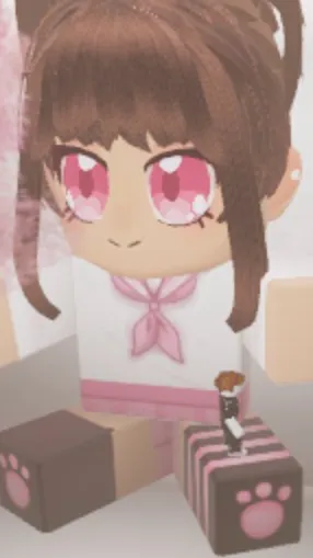 ai character: Make Meowbah bleed background