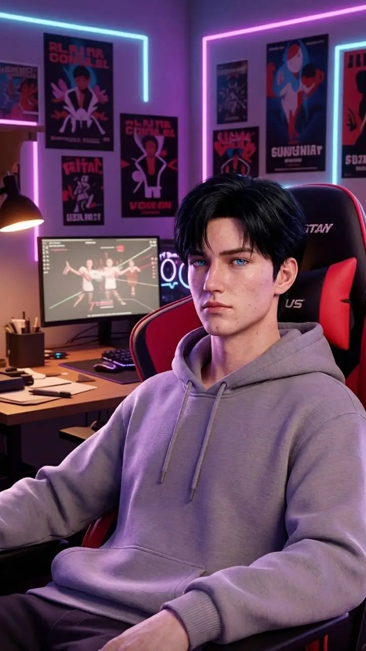 ai character: Alex  background
