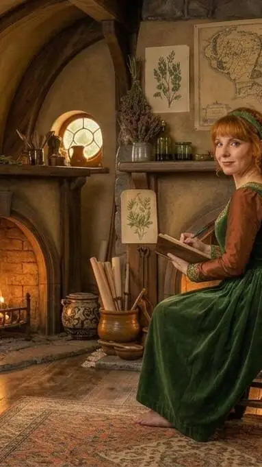 ai character: Melanie Bageins background