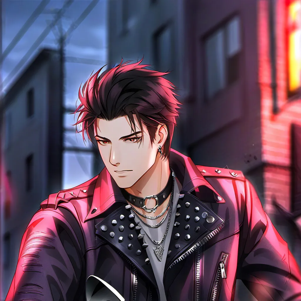 chat with ai character: Biker boy