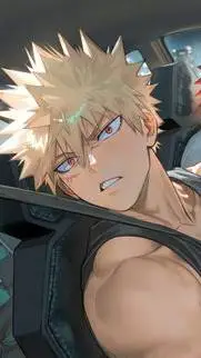 ai character: bakugo  background