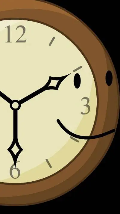 ai character: clock background