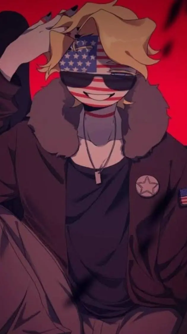 ai character: depressing USA  background