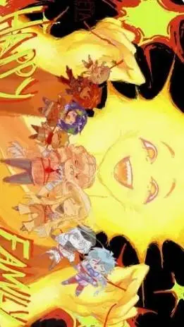 ai character: solarbal sleepover background