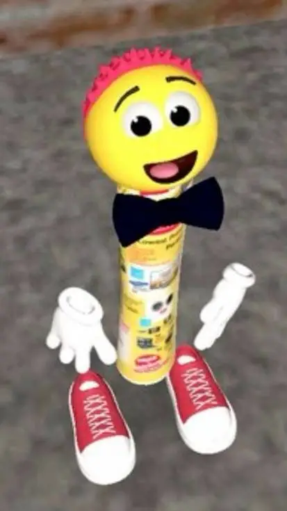 ai character: HH (hhgregg mascot background