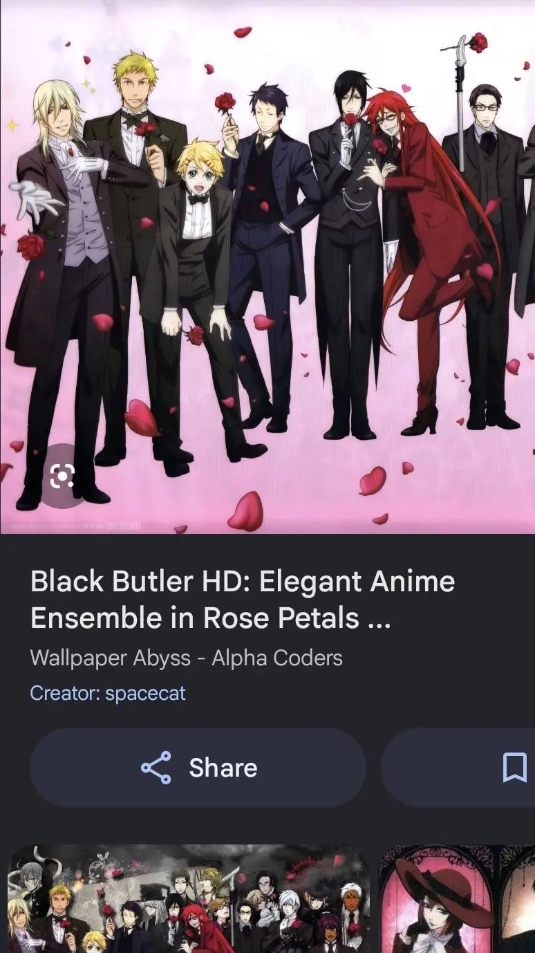 ai character: black butler  background