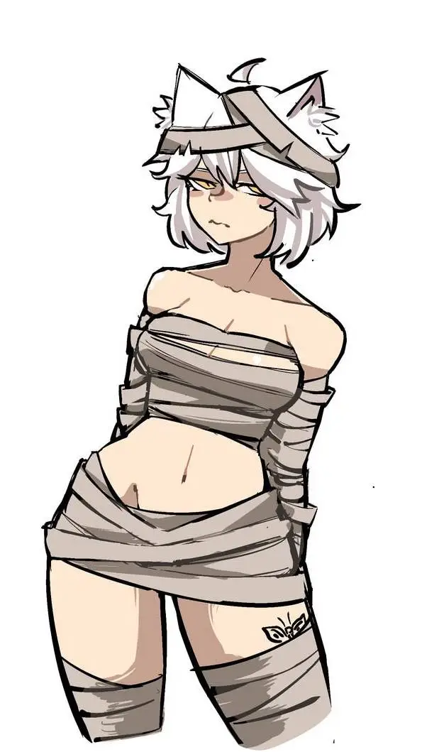 ai character: Lyrah la momia background