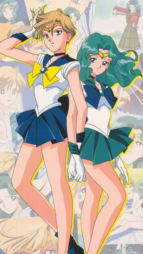 ai character: Haruka and michiru background