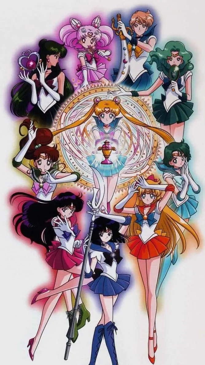ai character: sailor moon  background