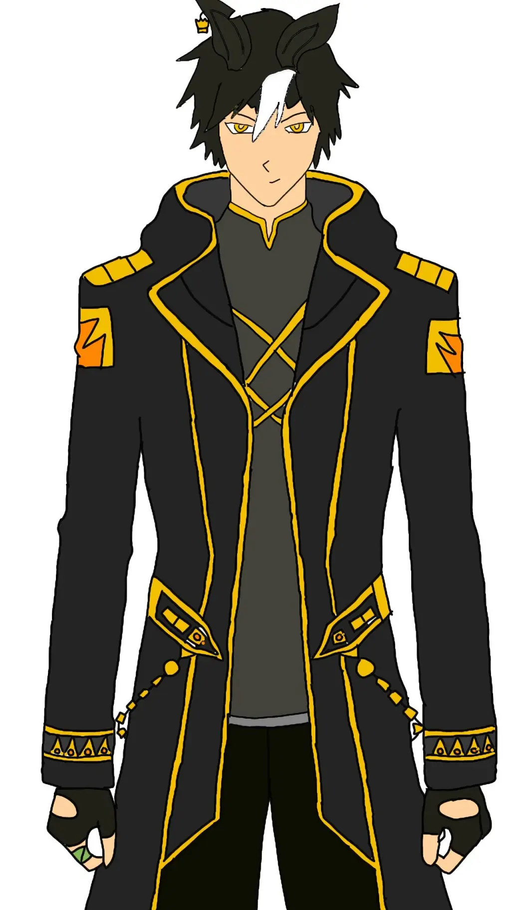 ai character: Midnight Gold  background