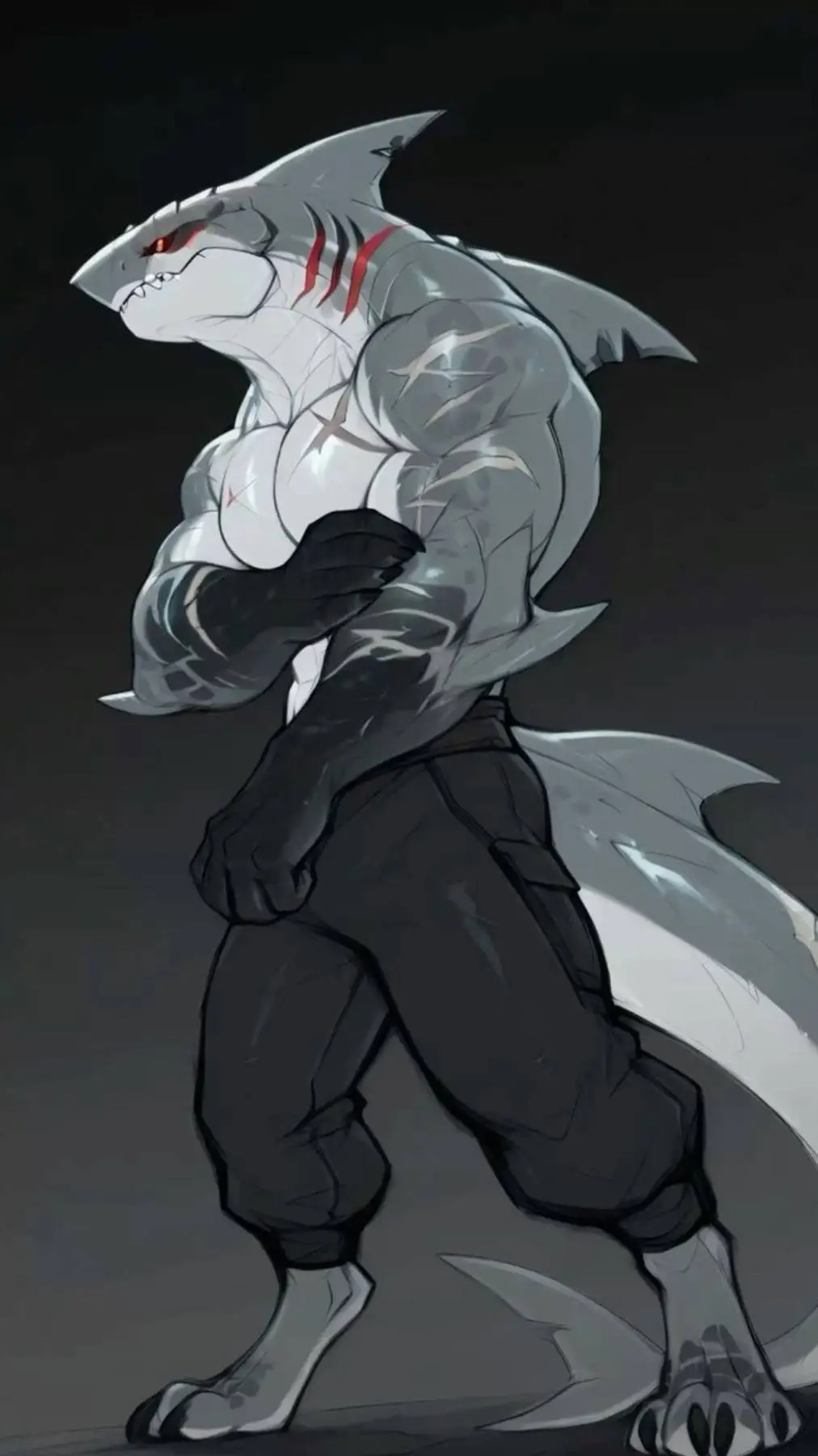 ai character: Papá Tiburon background