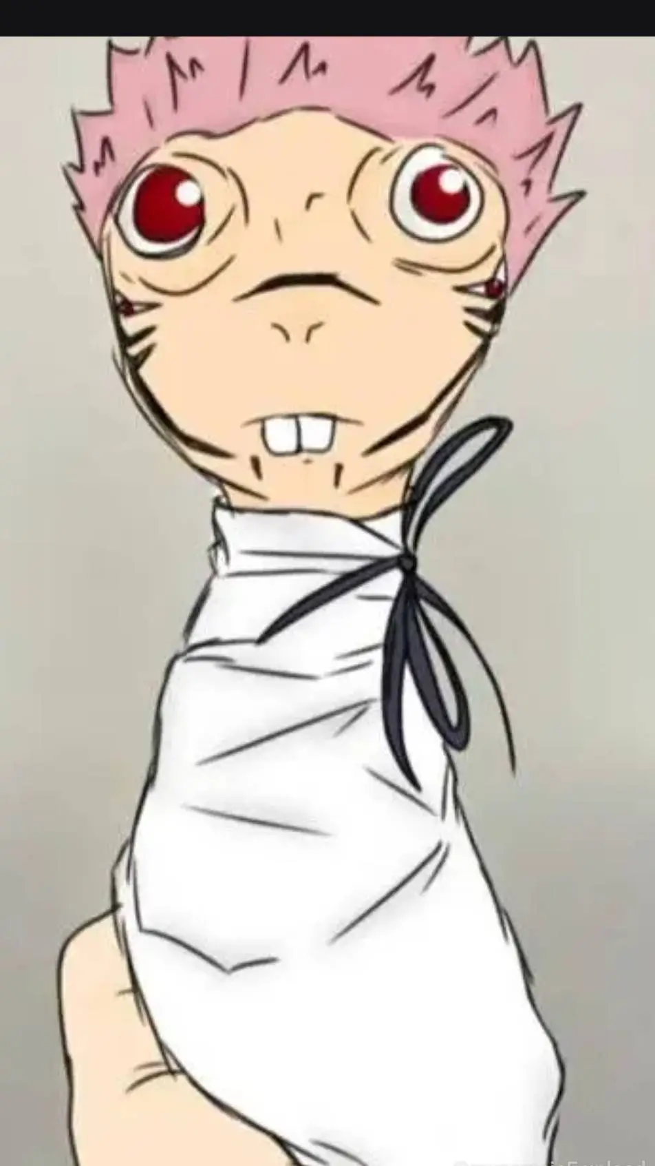 ai character: newborn sukuna background
