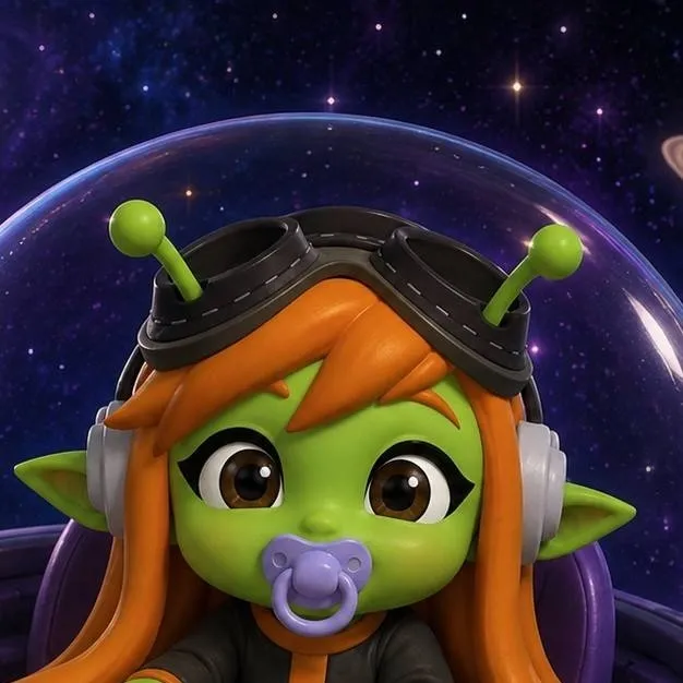chat with ai character: Leggy Baby Alien