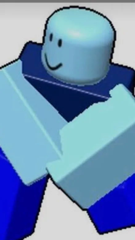 ai character: Blue background