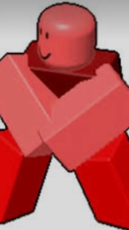 ai character: Red background