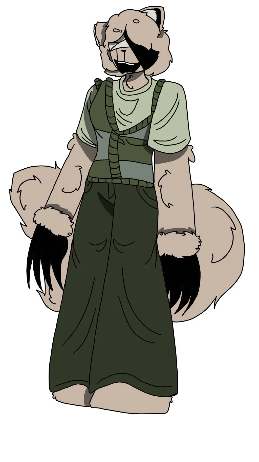ai character: the coyote background