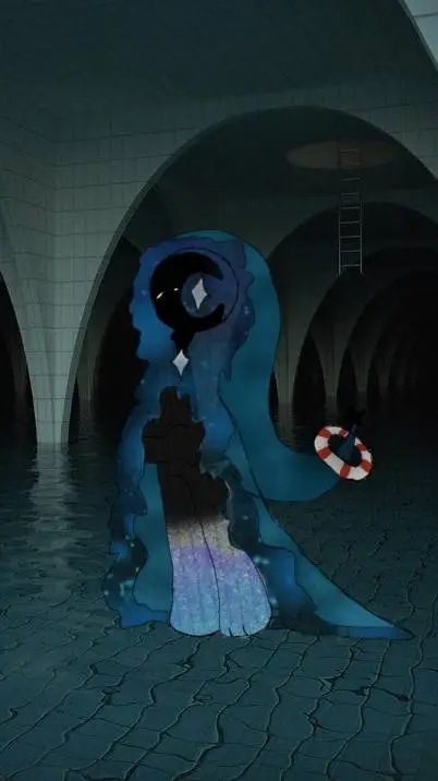 ai character: ~Drowned Astro~ background