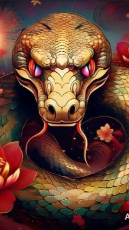 ai character: The wishing snake  background