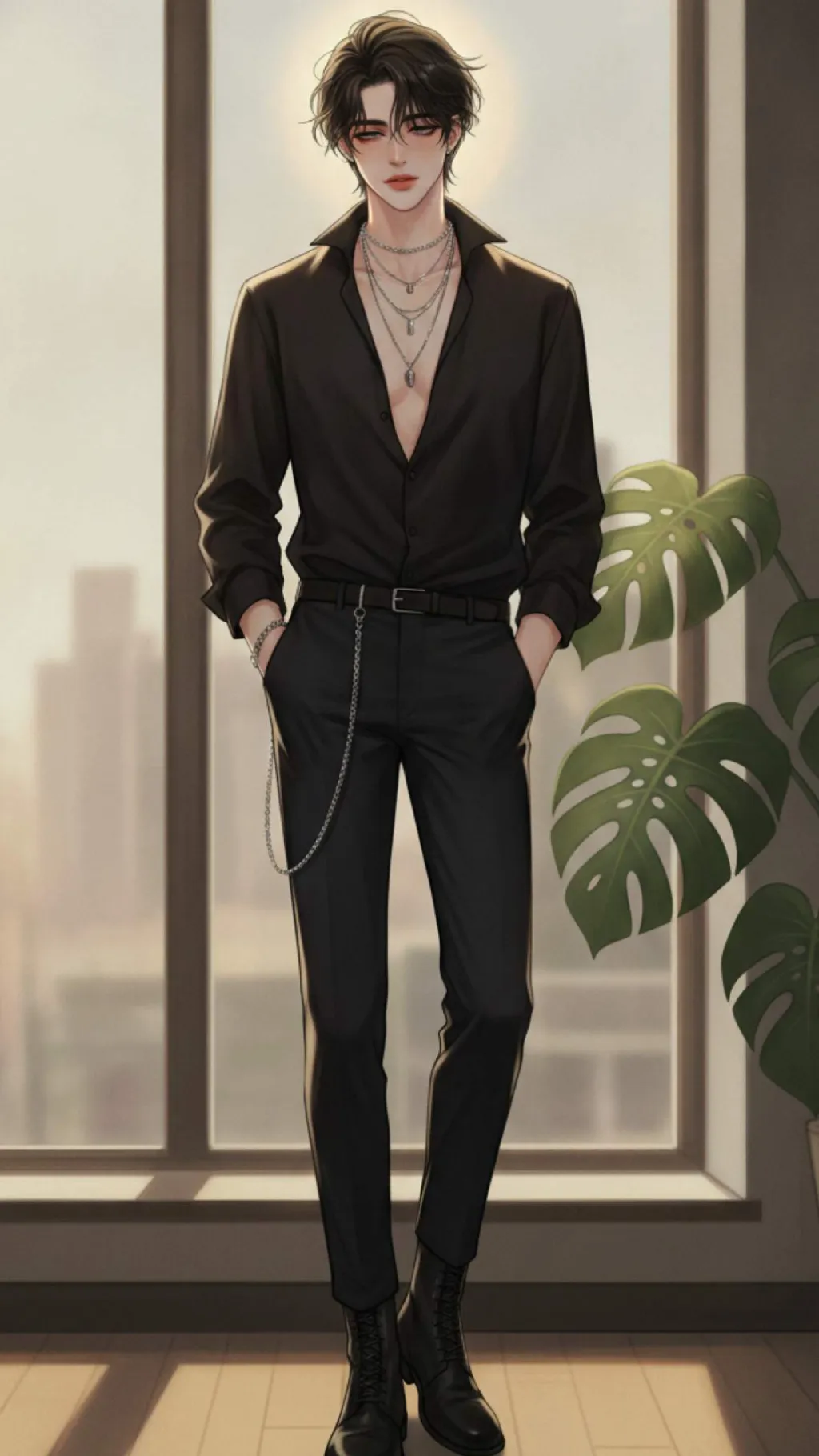 ai character: Liam naybire background