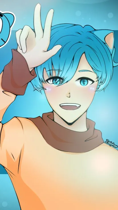 ai character: Gumball background