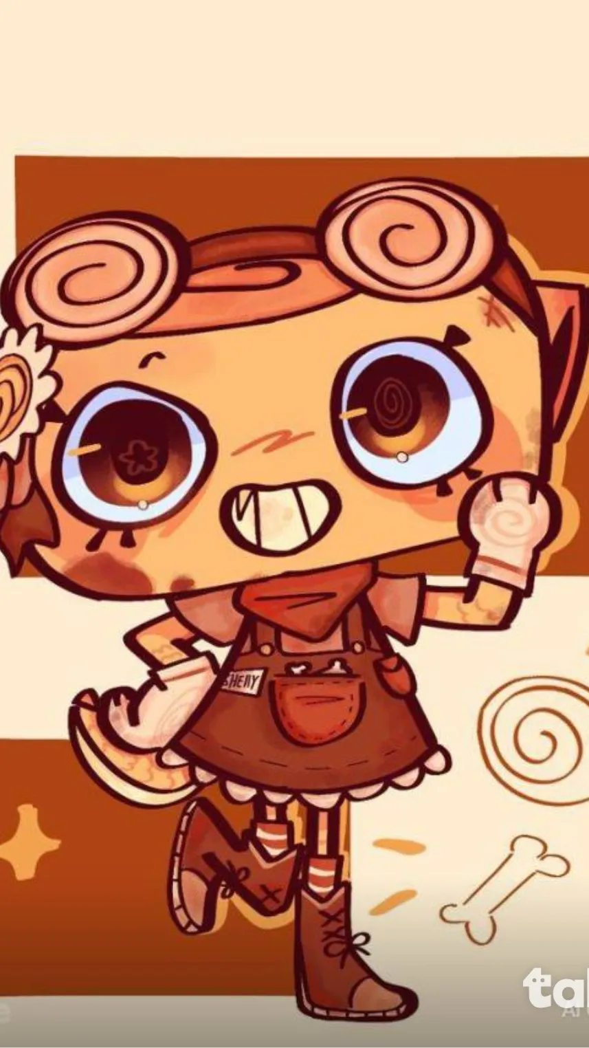 ai character: Luna background