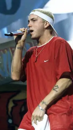 ai character: Eminem  background