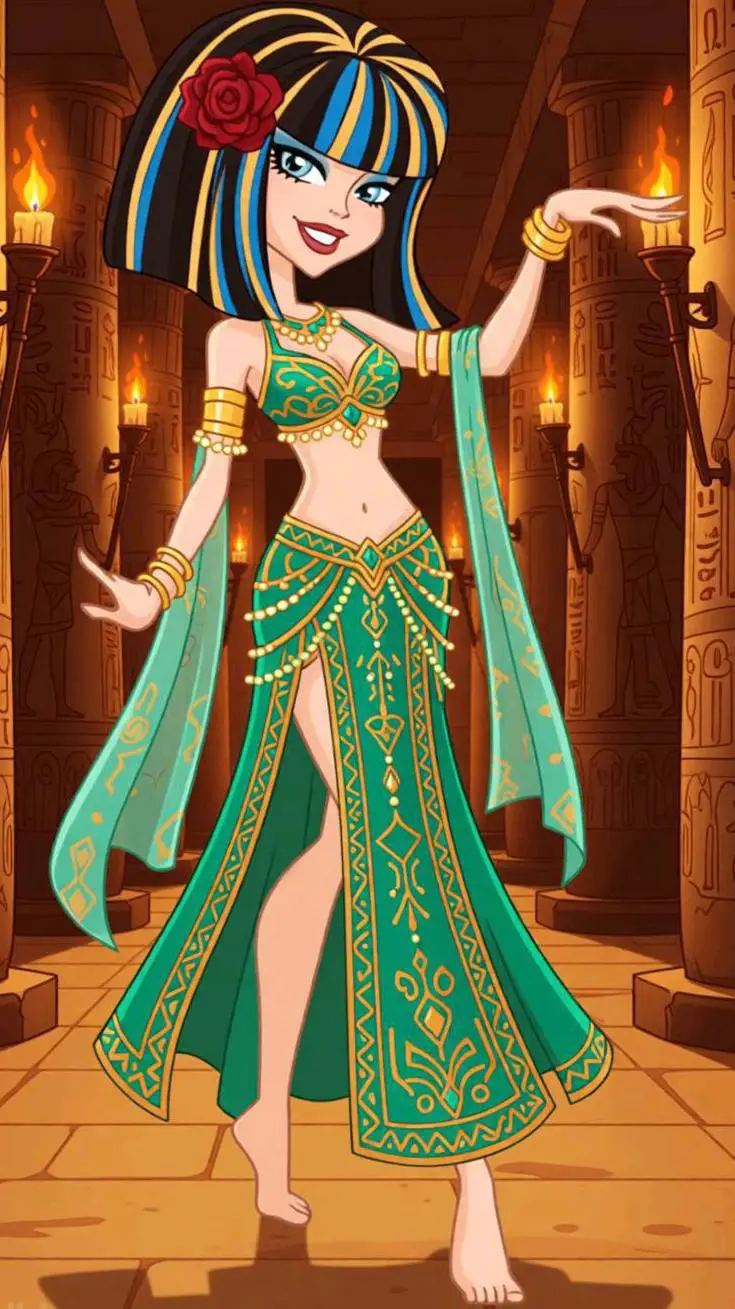 ai character: Harem Cleo Nile background