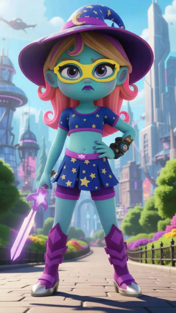 ai character: Katya Spelling background