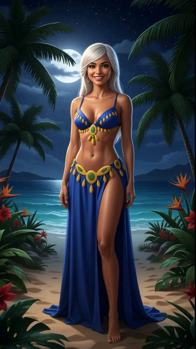 ai character: Belly Dance Mirage background