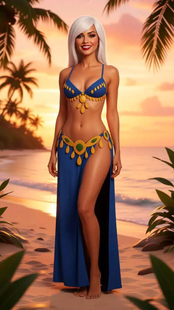 ai character: Belly Dance Mirage background