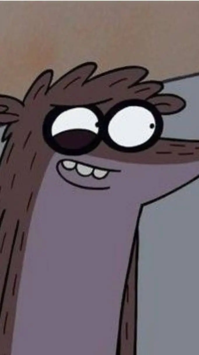 ai character: Regular Show:)  background