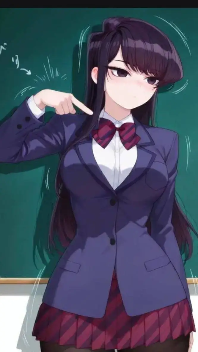 ai character: 💘komi💘 background
