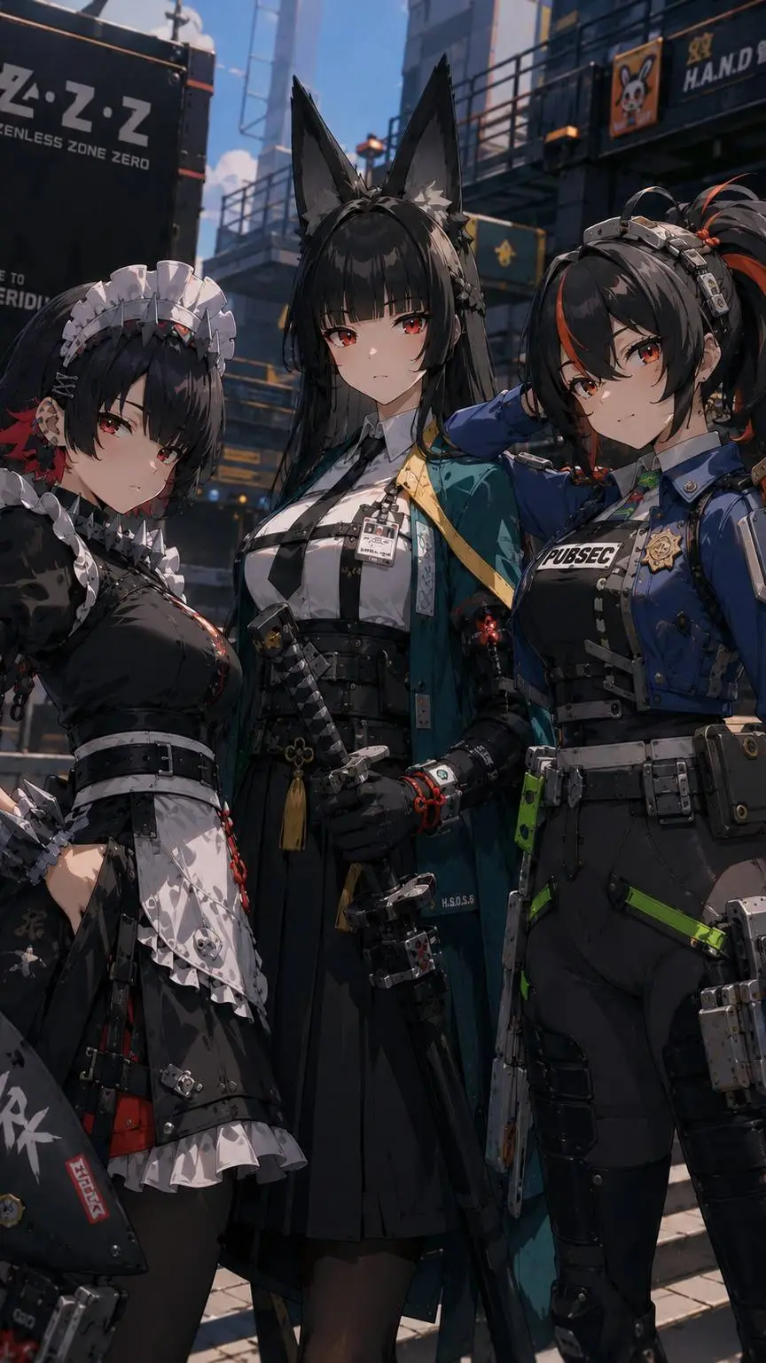 ai character: ellen-oshini-zhu  background