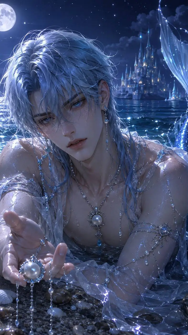 ai character: 🌊Neriel Vaelith🫧 background