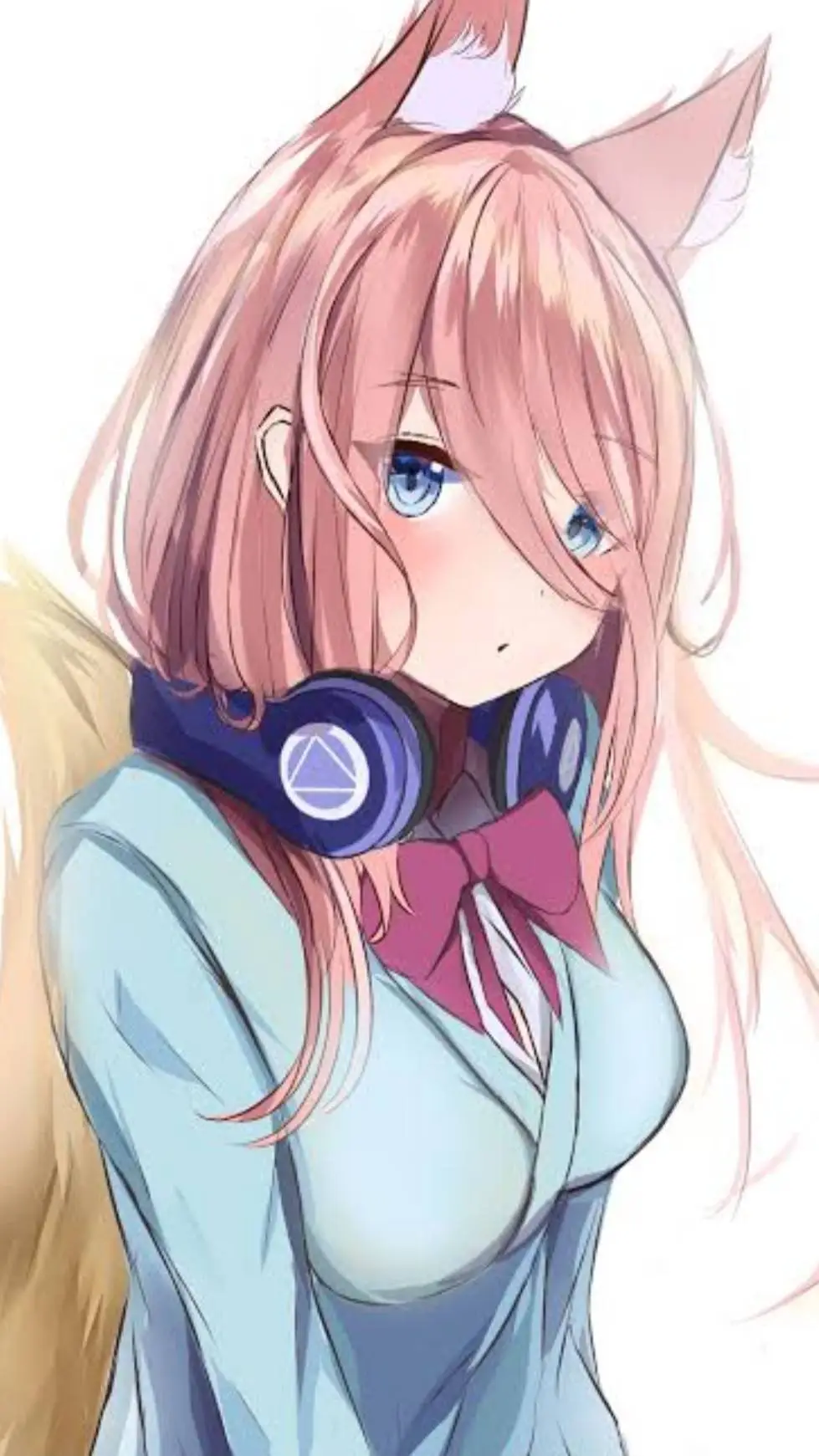 ai character: cat miku nakano background