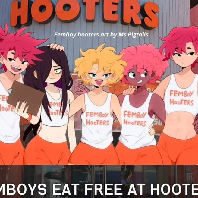 chat with ai character: Femboy Hooters 