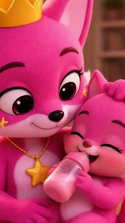ai character: pinkfong 18 años  background